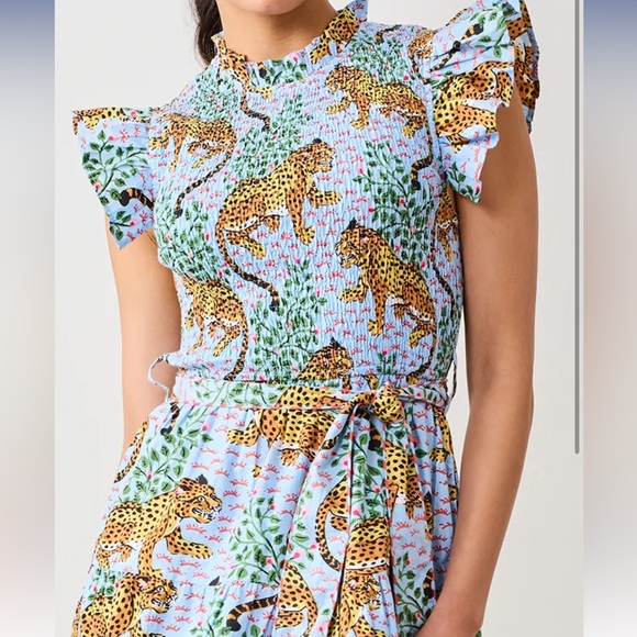 New without tags Printfresh "Ready to Ruffle" in Bagheera print size small - Picture 3 of 9